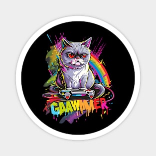 Cat LGBT Artwork Magnet